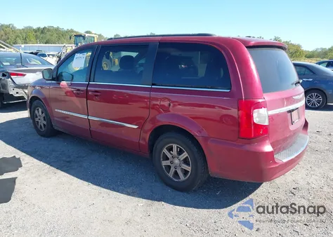 2012 Chrysler Town & Country Touring из США, поврежденный, VIN 2C4RC1BG1CR291830